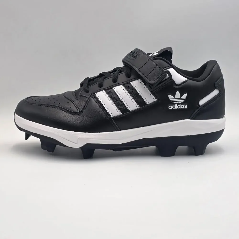 adidas Forum TPU Men's Size 9 Baseball Cleats JR9614 Black White New